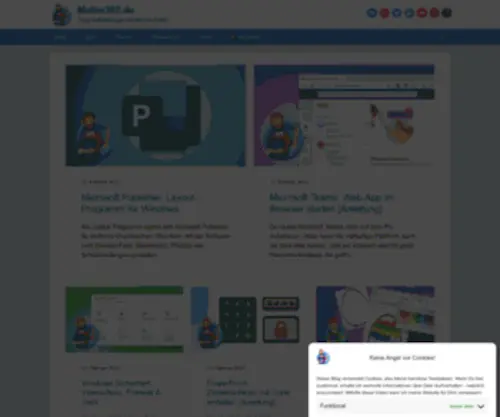 Malter365.de(Microsoft 365: Tipps & Anleitungen für Einsteiger) Screenshot