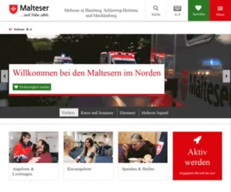 Malteser-Hamburg.de(Die Malteser im Norden) Screenshot