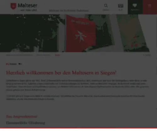 Malteser-Siegen.de(Siegen) Screenshot