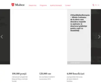 Maltez.ro(Serviciul de Ajutor Maltez în România) Screenshot