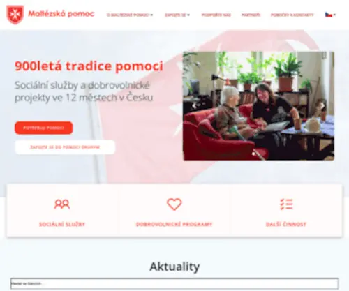 Maltezskapomoc.cz(Maltézská) Screenshot