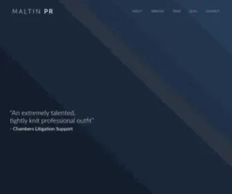 Maltinpr.com(Maltin PR) Screenshot