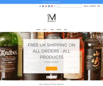 Maltsandspirits.com(Malts and Spirits .Com) Screenshot