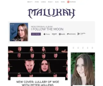 Malukah.com(Composer & Singer) Screenshot