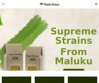 Malukukratom.com(Maluku Kratom) Screenshot