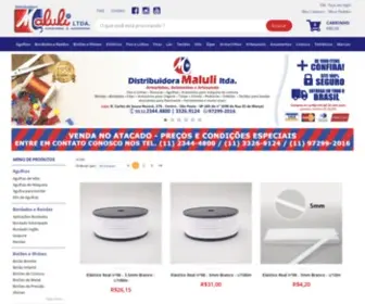 Maluli.com.br(Distribuidora Maluli) Screenshot