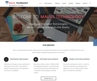 Malustechnology.com(Malus Technology Pvt) Screenshot