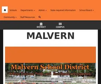 Malvernleopards.org(Malvern School District) Screenshot