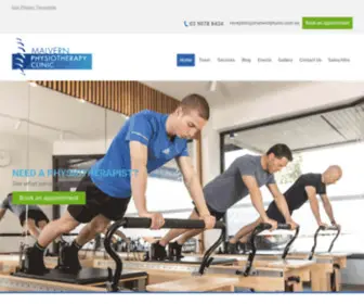 Malvernphysio.com.au(Physiotherapy Malvern) Screenshot