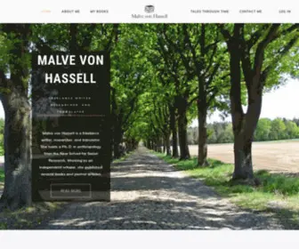 Malvevonhassell.com(Malve von Hassell) Screenshot