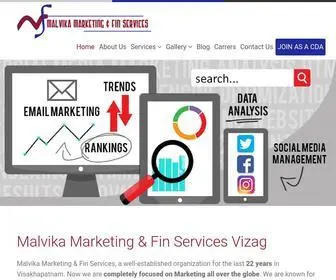 Malvikainternational.com(Malvika International) Screenshot