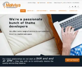 Malviyatechnologies.com Screenshot