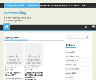 Malware-Blog.com(Malware Blog) Screenshot