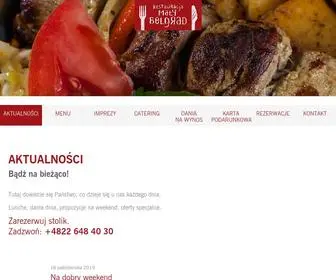 Malybelgrad.pl(Restauracja Ursyn) Screenshot