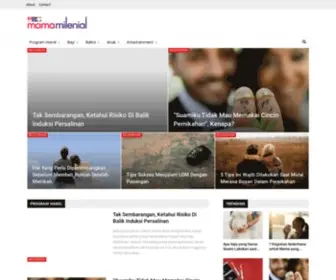 Mama-Milenial.com(Parenting Media Platform Bagi Mama) Screenshot