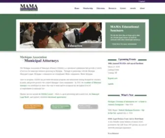 Mama-Online.org(Michigan Association of Municipal Attorneys) Screenshot