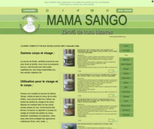 Mama-Sango.com(MAMA SANGO fait des teste sur ce serveur) Screenshot