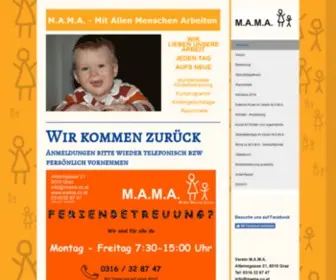 Mama.co.at(Mit Allen Menschen Arbeiten) Screenshot