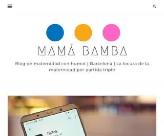 Mamabambablog.com(Mamá) Screenshot