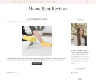 Mamabearreviews.com(Product Reviews & Parenting Advice) Screenshot