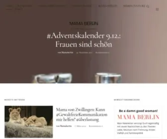 Mamaberlin.org(Site is undergoing maintenance) Screenshot