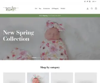 Mamabijou.com(We are a custom children's boutique) Screenshot