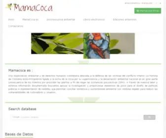Mamacoca.org(Legislación) Screenshot