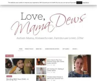 Mamadews.com(Love, Mama Dews) Screenshot