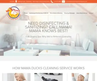 Mamaduckscleaningservice.com(Mama Ducks Cleaning Service Fargo ND) Screenshot