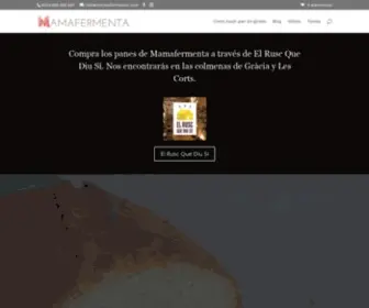 Mamafermenta.com(Pan sin gluten I) Screenshot