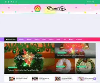 Mamaflor.com(Manualidades MamaFlor) Screenshot