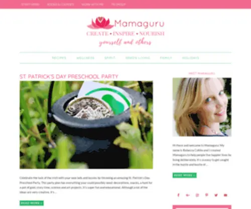 Mamaguru.com(Create Inspire Nourish Yourself and Others) Screenshot