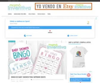 Mamainventiva.com(Manualidades, DIY & Crianza) Screenshot