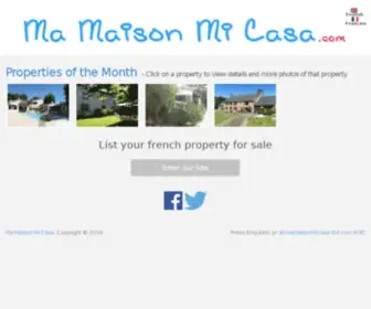 Mamaisonmicasa.com(Homes to Buy) Screenshot