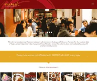 Mamak.com.au(Mamak) Screenshot