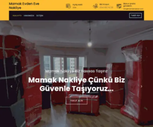 Mamaknakliye.com(Ankara Mamak Nakliye) Screenshot