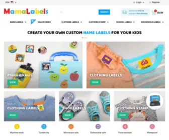 Mamalabels.com(Mama Labels) Screenshot