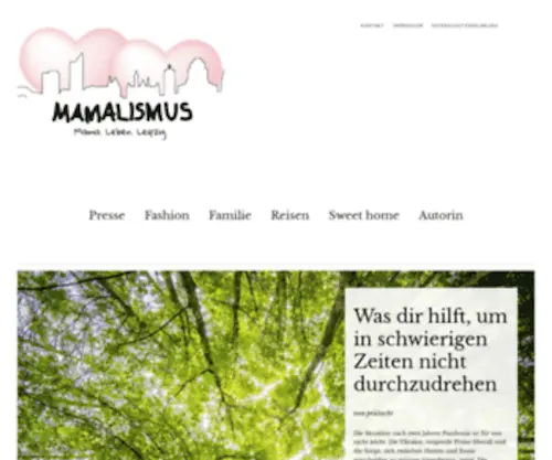 Mamalismus.de(Leipziger Mamablogazin) Screenshot