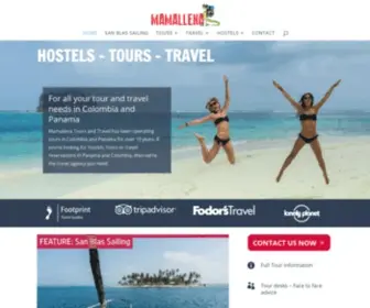 Mamallenatoursandtravel.com(Tours and travel in Colombia and Panama) Screenshot