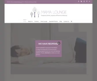 Mamaloungesf.com(Holistic Women's Health) Screenshot