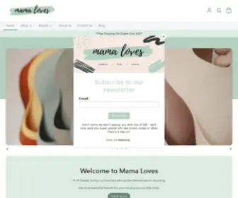 Mamalovesboutique.com(Mama Loves) Screenshot