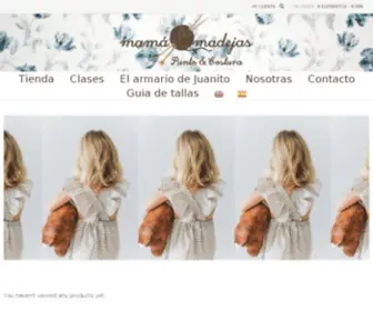 Mamamadejas.com(Tienda de ropa para bebés y niños) Screenshot