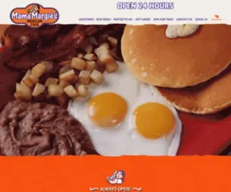 Mamamargies.com(Mexican Food Restaurants San Antonio) Screenshot