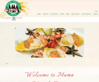 Mamamuccispasta.com(Mama Mucci's Pasta) Screenshot