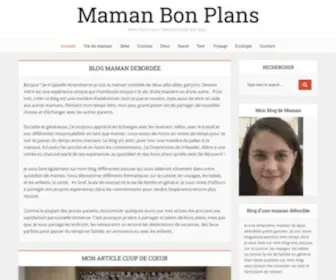 Mamanbonsplans.fr(Blog Maman Débordée) Screenshot