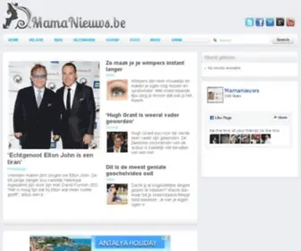 Mamanieuws.be(Al het nieuws voor mama's) Screenshot