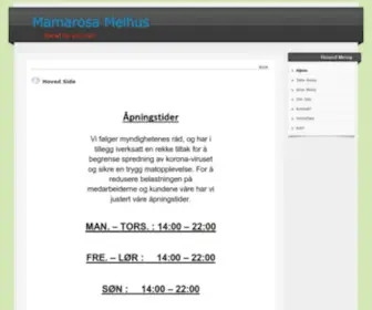 Mamarosarestaurant.no(Mamarosarestaurant) Screenshot