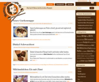 Mamas-Kochrezepte.de(Hier kocht Mama leichte leckere Rezepte) Screenshot