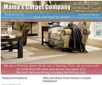 Mamascarpet.com(Mama's Carpet Company) Screenshot