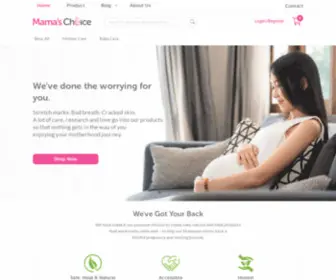 Mamaschoice.my(Safe, Natural & Halal Pregnancy Products) Screenshot